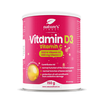 NATURE'S FINEST Vitaminų mišinys imuninei sistemai: Vitaminas D3 1000 IU + Vitaminas C 1000mg
