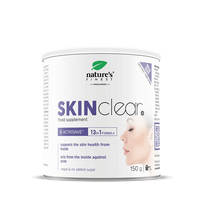 NATURE'S FINEST SKINCLEAR+ Moters odai skirtas mišinys su cinku, biotinu, vitaminu C ir B kompleksu