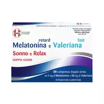 MATT DIVISIONE PHARMA Melatonina Valeriana, maisto papildas miegui ir ramybei, 30 tablečių