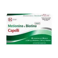 MATT DIVISIONE PHARMA Metionina e Biotina retard, maisto papildas plaukams, 30 tablečių
