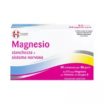MATT DIVISIONE PHARMA Magnesio, magnis su vitaminais B1 ir B3, maisto papildas, 30 tablečių