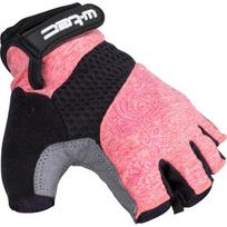 Moteriškos dviratininko pirštinės W-TEC Atamac - Grey-Salmon