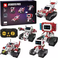 Techninių konstruktorių rinkinys Robots Pro 5-in-1  su nuotolinio valdymo pultu ir LED ekranu