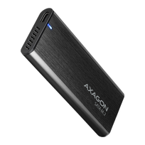 AXAGON EEM2-SBC, M.2 SATA screwless RAW box, black, SuperSpeed USB-C 10Gbps