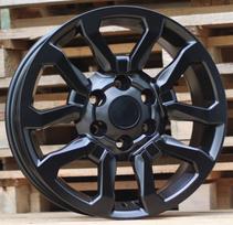 Ratlankis RACINGLINE B1623 R17x7.5 6x139.7 ET 30 CB 106 (Black Half Matt) (955 kg)