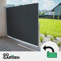 Terasos pertvara-užuovėja GoGarden, 350x180 cm., pilka