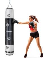 Bokso maišas inSPORTline Robkin 180 x 35 cm - Black-White