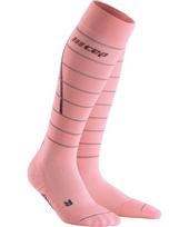 Moteriškos kompresinės kojinės CEP Reflective - Pink