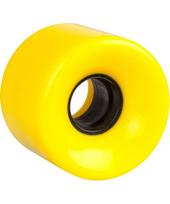 Mini riedlentės ratukas 60 x 45 mm - Yellow