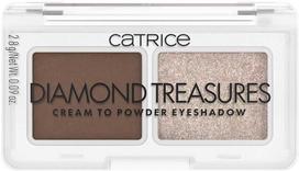 „Catrice Diamond Treasures“ kreminės konsistencijos akių šešėliai „010-Hazel Spark 2“, 8 g