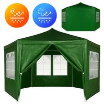 Komercinė sodo paviljono palapinė 2 × 2 × 2 m su langais, žalia, MultiGarden