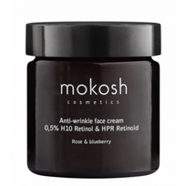 Anti-wrinkle Face Cream 0,5% H10 Retinol & Hpr Retinoid Veido kremas nuo raukšlių Rose & Blueberry