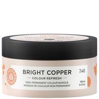 Maria Nila Colour Refresh Bright Copper (7.40) Colour Refresh Mask - vario spalvą gaivinanti kaukė, 100 ml