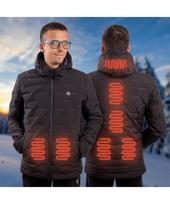 Vyriška šildoma striukė W-TEC HEATborg - Black