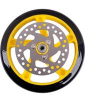 Keičiamasis ratas su stabdžių rotoriumi inSPORTline Discola motoroleriui 200 x 30 mm - Yellow