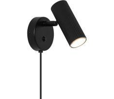 Nordlux - Sieninis taškinis šviestuvas VICO 1xGU10/5W/230V juodas