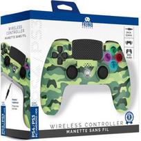 Freaks And Geeks - Wireless Controller for PS4 with 3,5mm jack slot - LED-Green Camo