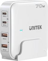 Unitek P1228AWH01-EU GaN Desktop Charger 70W 2xUSB-A 2xUSB-C