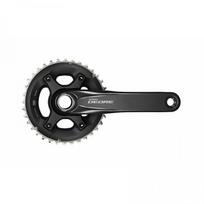 Dviračio alkūninis mazgas SHIMANO FC-M6000-2 Deore 2x10S 34x24T 175mm