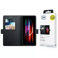 3MK Wallet Case for Sony Xperia 1 V in black