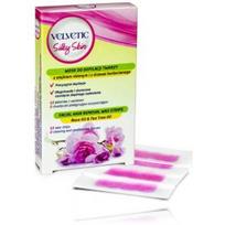 Velvetic Silky Skin Facial Hair Removal Wax Strips vaško juostelės veido depiliacijai - 12 vnt.