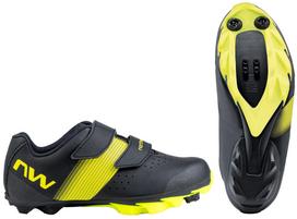 Dviratininko batai Northwave Hammer Junior MTB XC black-yellow fluo