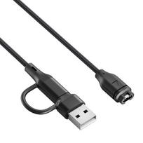 OEM USB kabelis 2in1, skirtas Garmin Fenix serijai