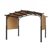 Pergola, 304.8x304.8x254 cm, Smėlio spalvos, Metalas