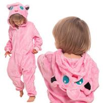 Vaikiška Pižama Kigurumi Onesie Jiggly Puff Pokemon Rožinė 115-125 Cm, 115-125 cm