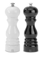 Druskos ir pipirų malūnėlių rinkinys Peugeot by Paris, juodai baltas, 18cm