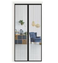 Meet Beauty magnetinis durų tinklelis nuo vabzdžių 85×220 cm, juodas