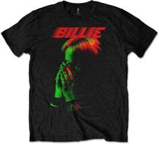 Rock Marškinėliai Billie Eilish Hands Face, Dydis: L
