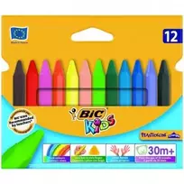 Vaškinės kreidelės BIC 8297732, 12 spalvų