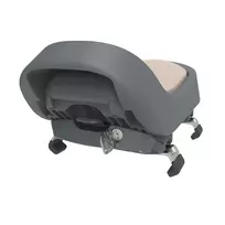 URBAN IKI Junior bagažinės sėdynė BLACK/BROWN SET rakto užraktas