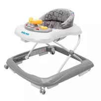 Baby Walker - 43569 - with steering wheel - J-888 - WHITE/GRAPHITE