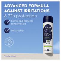 Antiperspirantas purškiamas NIVEA Men Derma Control Sensitive 72h apsauga be alkoholio