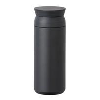 KINTO - Juodos spalvos kelioninis bokalas 500 ml, KINTO - Black Travel Tumbler 500ml