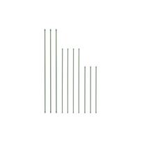 4Living metalinės gėlių atraminės lazdelės, 90 cm – 10 vnt.