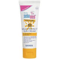 Apsauga nuo saulės Sebamed Baby Multi Protect saulės kremas SPF 50+ be kvapiklių, aukšta UVA/UVB apsauga, drėkinantis