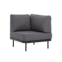 Lauko krėslas Patio Piryt D053-16EB pilkas, praktiškas poliesteris
