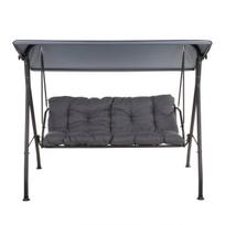 Sodo sūpynių stogelis Patio Marbella D052-16CW pilkas poliesteris 194x123 cm
