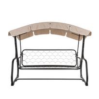 Sodo sūpynių stogelis Patio Ravenna D031-15CW 224 x 124 cm smėlio poliesteris