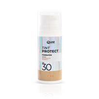 Pagrindo priemonė „Quiz Cosmetics Tint Protect SPF30“ lengvas kremas su niacinamidu ir vitaminu E