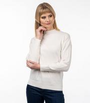 Maglia moteriškas megztinis 822197 01, baltas