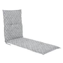 Gultų pagalvėlė PATIO Malezja gultui 190x60 cm pilka geometrinė poliesterinė