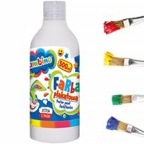 Bambino plakatiniai dažai 500ml, balti