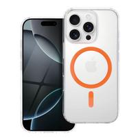 Colorful Ring Mag Cover, Drop Glue, compatible with MagSafe for SAMSUNG A37, orange