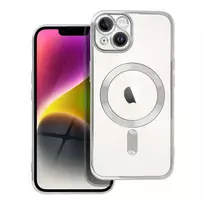 OEM Electro Mag phone case with MagSafe support for iPhone 14 silver