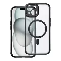 OEM FULL MATTE MAG COVER phone case with MagSafe support for iPhone 15 black