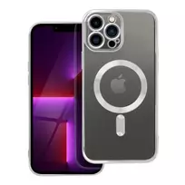 OEM Electro Mag phone case with MagSafe support for iPhone 13 Pro Max, silver